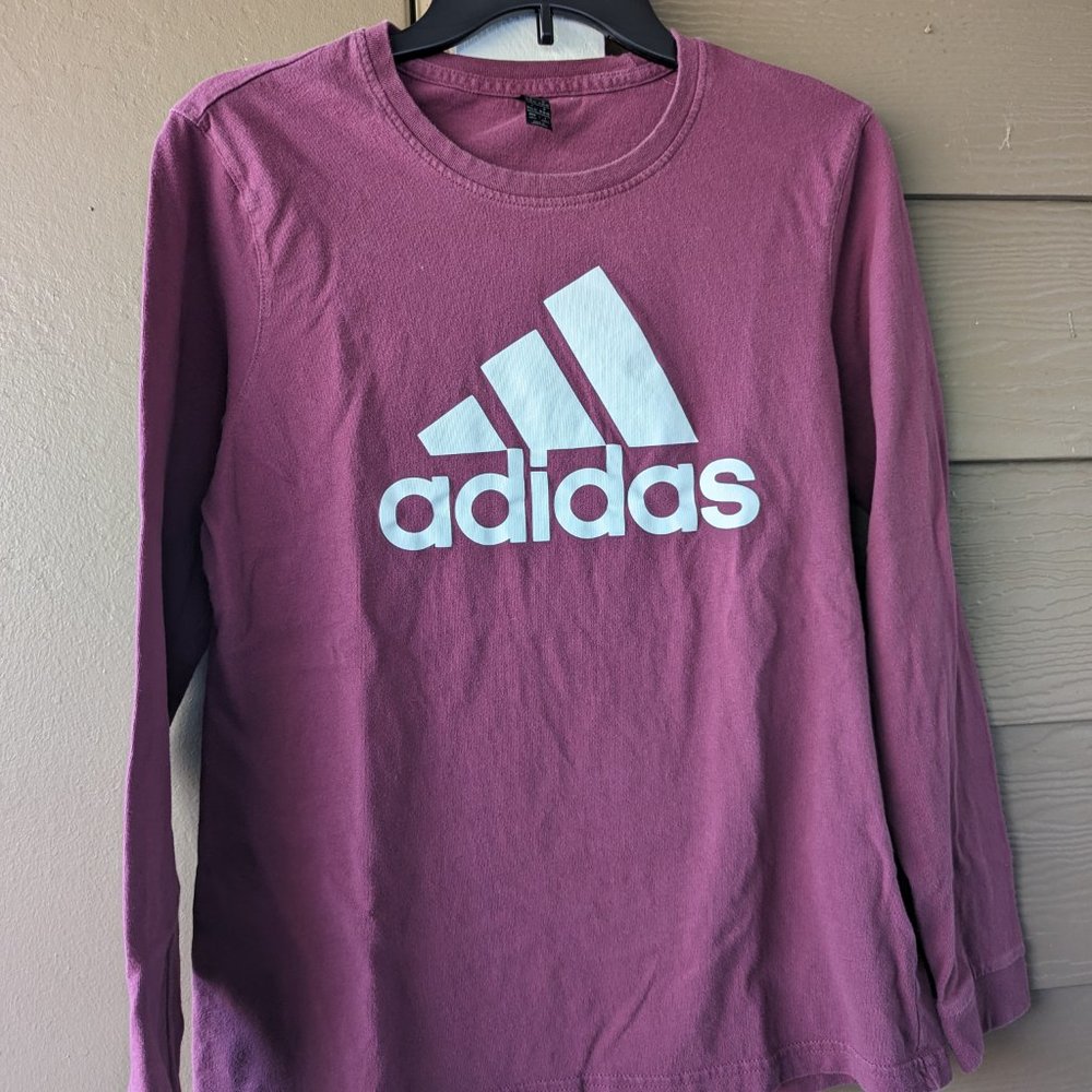 Women's Long Sleeve Adidas shirt - Size Medium - Maroon